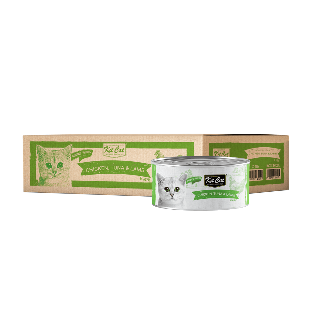 Pollo y At¨²n con Cordero 80g - Comida h¨²meda en Gelatina