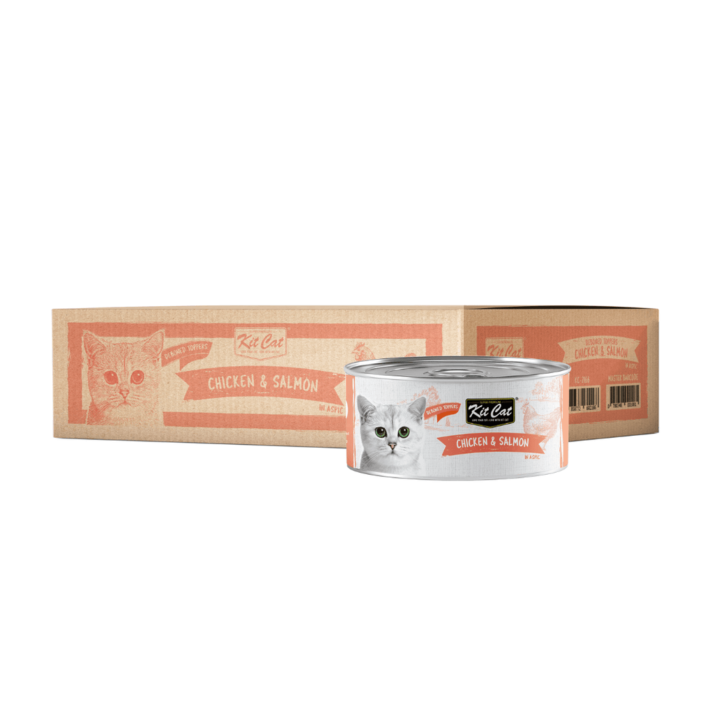Pollo con Salm¨®n 80g - Comida h¨²meda en Gelatina