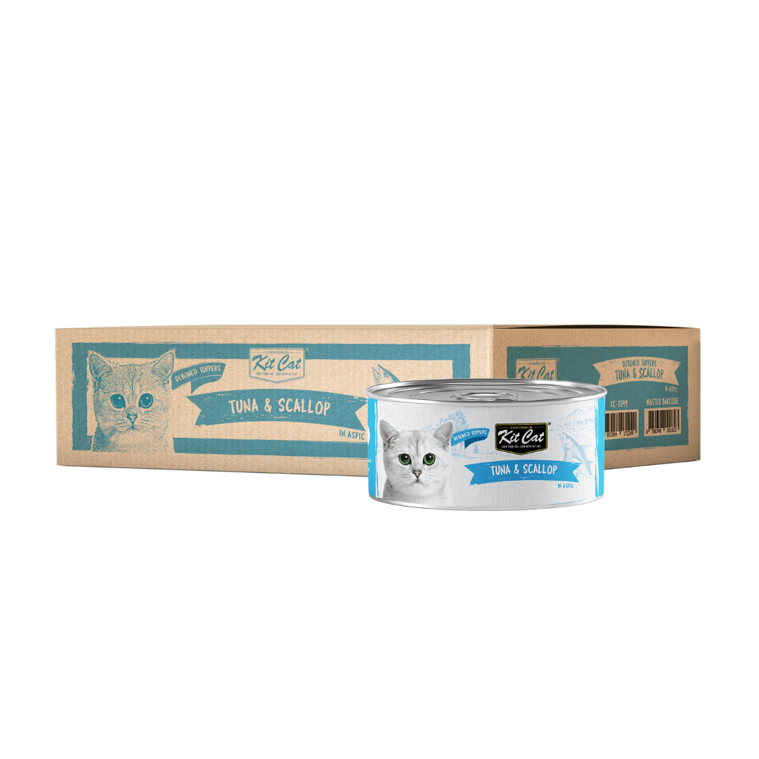 Tuna with Scallops 80g - Wet Food in Jelly Imagen secundaria del producto
