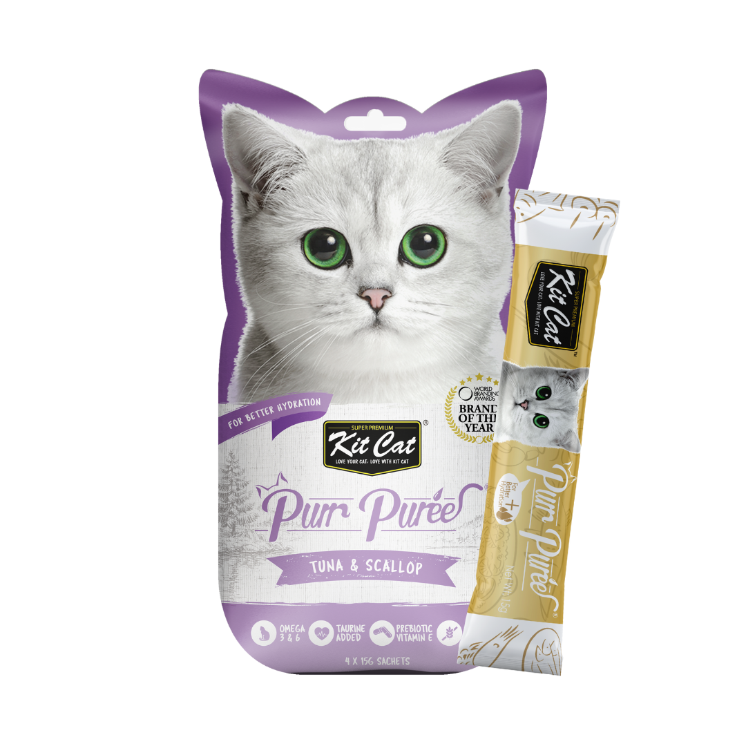 PurrPuree - At¨²n y Vieiras 60g (4x15g) Imagen principal del producto