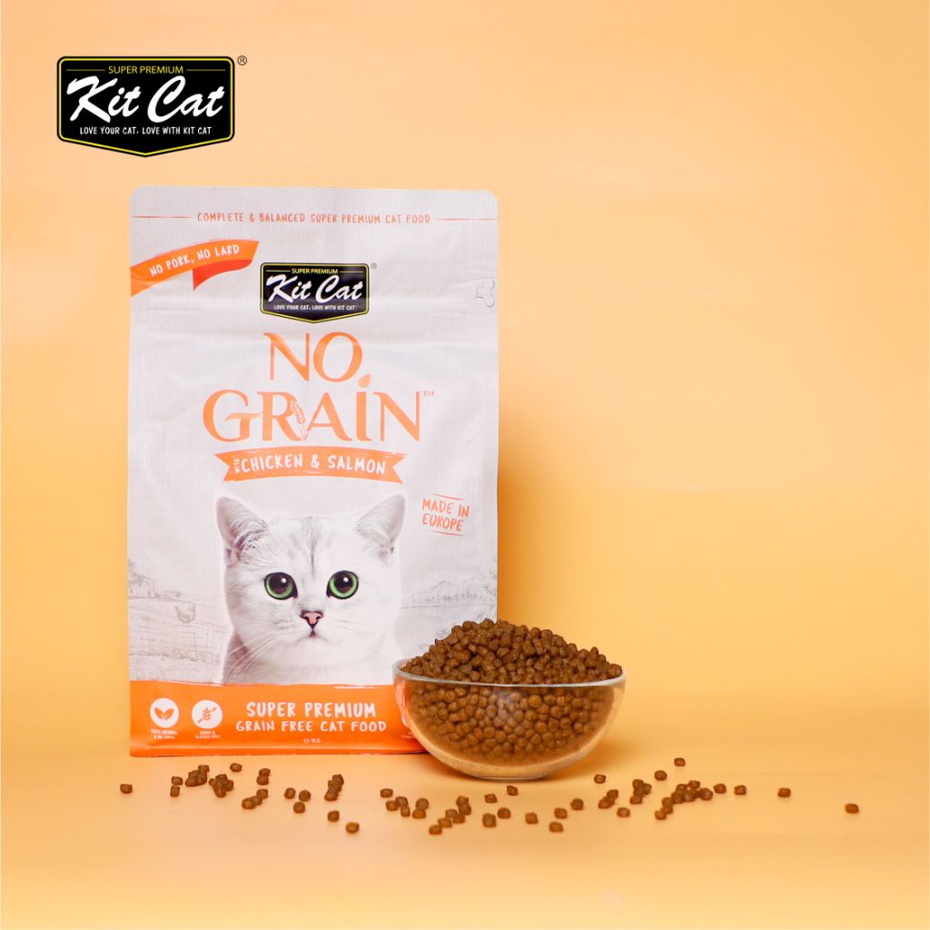 Pollo y Salm¨®n No Grain - Pienso para gatos 1KG - Hairball Control Imagen principal del producto