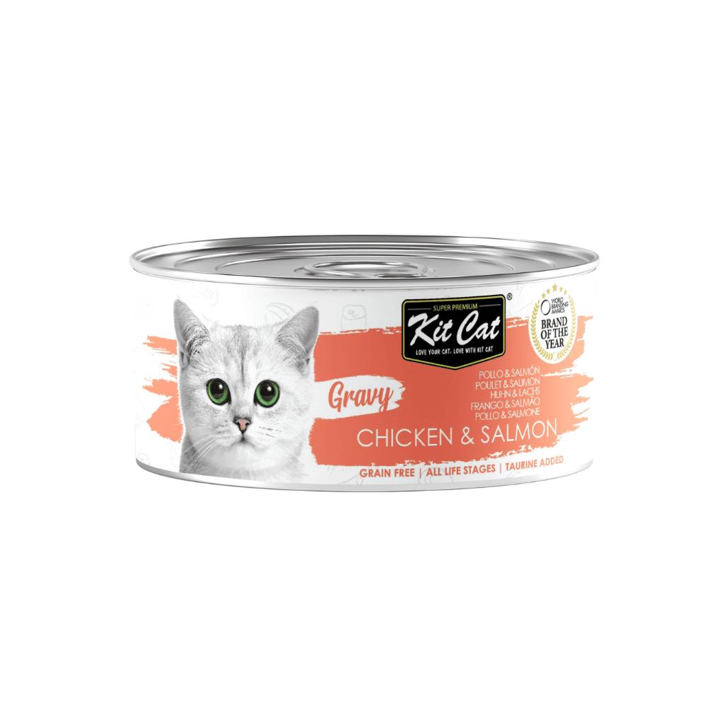 Pollo con Salm¨®n 70g - Comida h¨²meda en Salsa