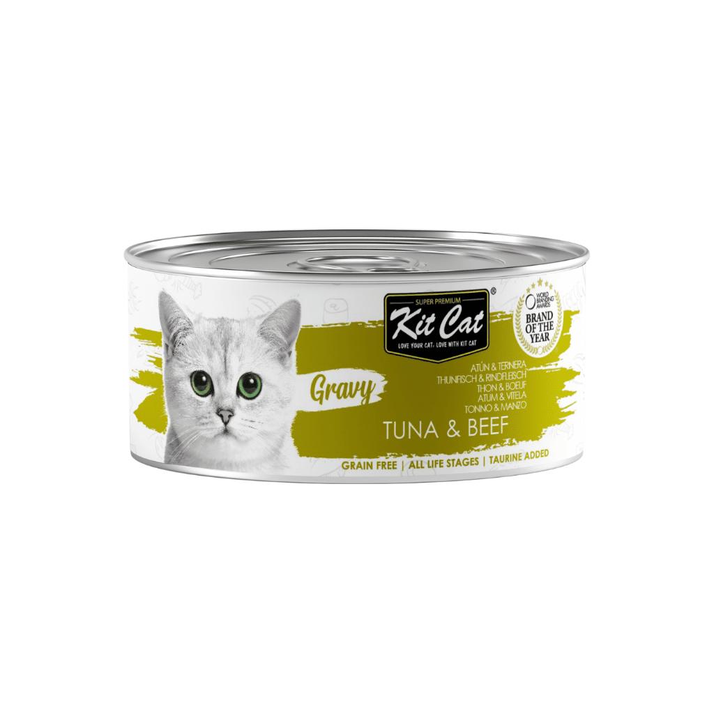 At¨²n con Ternera 70g - Comida h¨²meda en Salsa