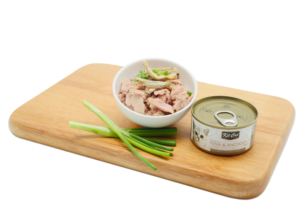 At¨²n con Anchoas 80g - Comida h¨²meda en Gelatina