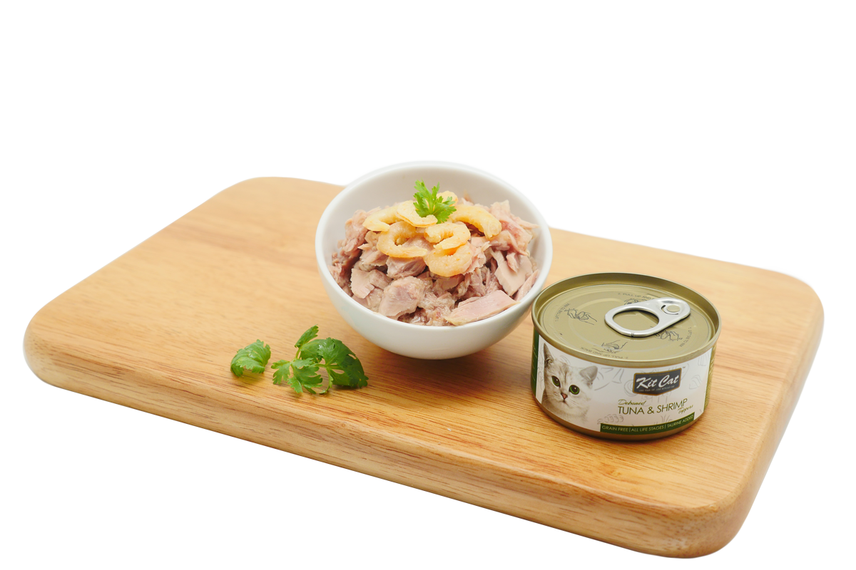 At¨²n con Camarones 80g - Comida h¨²meda en Gelatina