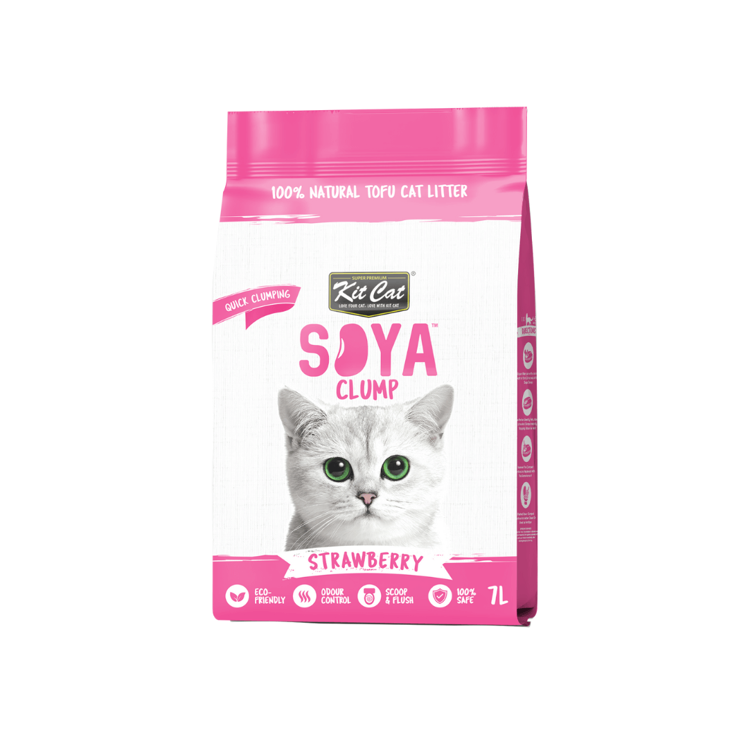 SoyaClump Arena de Soja BIO - Strawberry 7L Imagen principal del producto