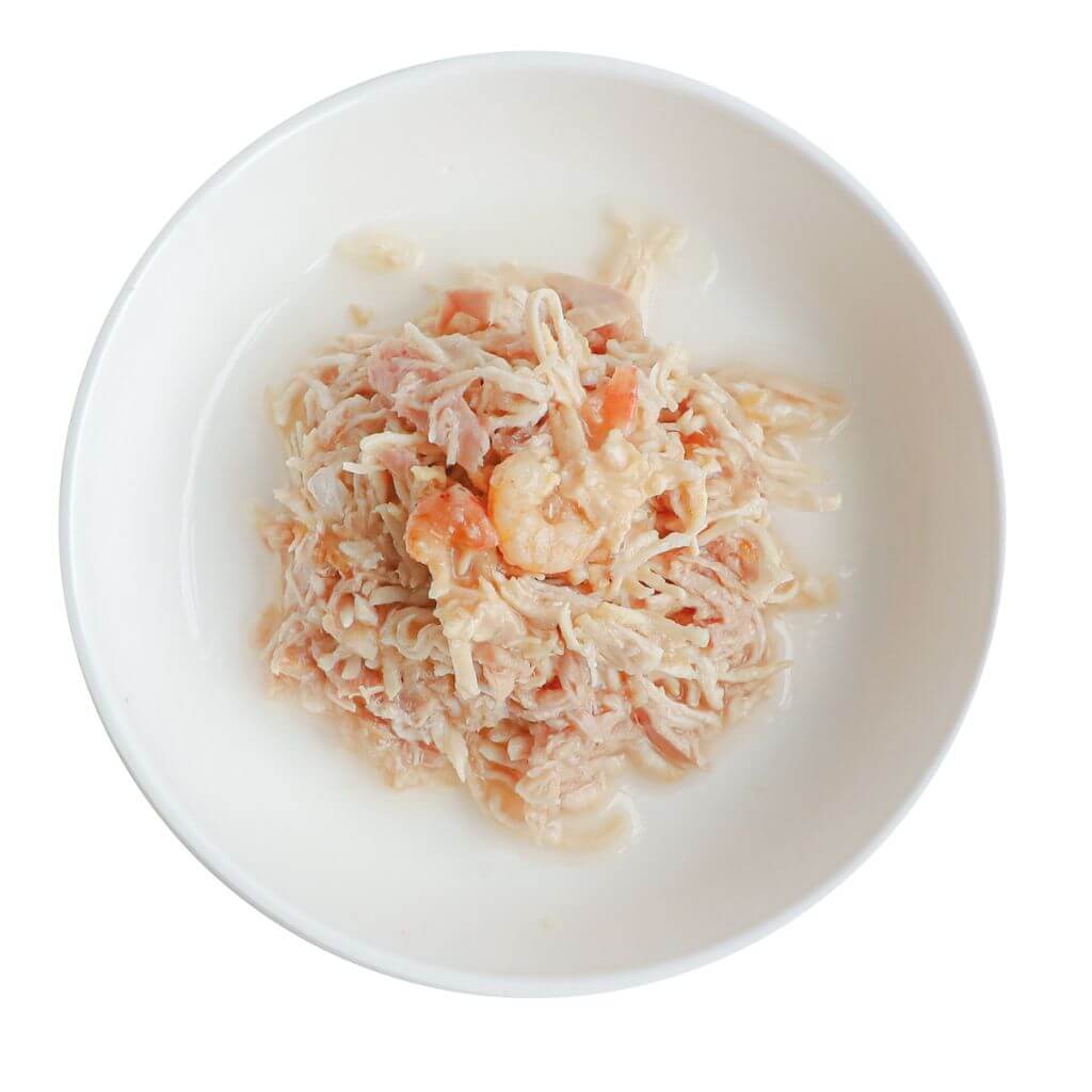 Pollo y At¨²n con Gambas 80g - Comida h¨²meda en Gelatina